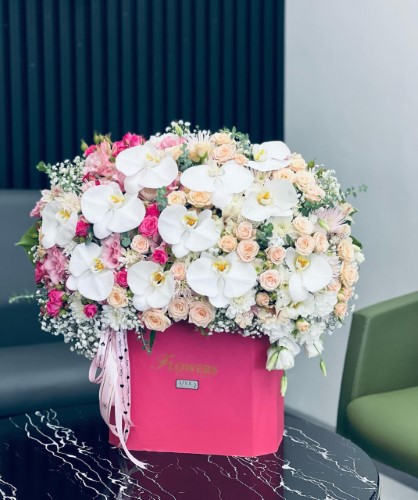 جعبه گل لوکس یا ارکیده