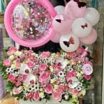 سبد گل و بادکنک هدیه برای تولد دختر عمو و دختر عمه نوجوان