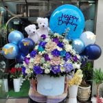 گل برای تولد پسر بچه و به دنیا آمدن نوزاد