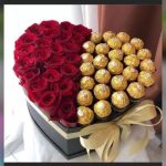 هدیه گل و شکلات