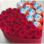 دسته گل شکلات ولنتاین