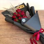 دسته گل رز قرمز جدید
