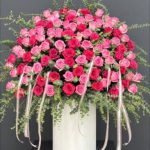 باکس گل تمام رز رنگی