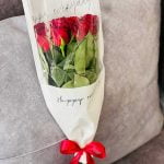 گل رز هلندی قرمز جیگری