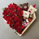 باکس گل رز و شکلات 1149