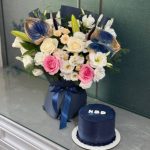 جار گل و کیک مردانه