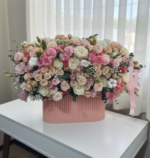 باکس گل دخترانه برای همسر
