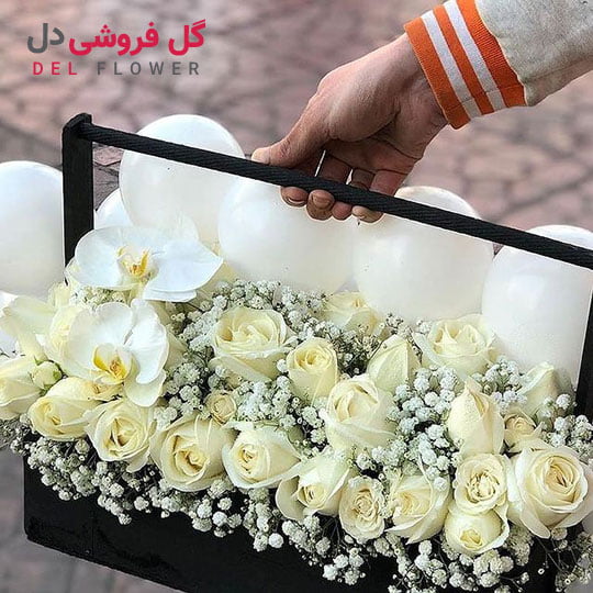 باکس گل برای تبریک تولد