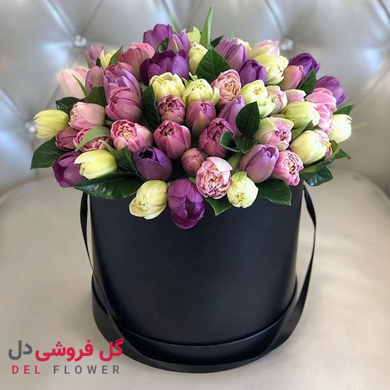 فروش سبد گل لاله