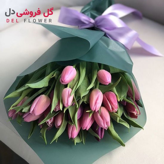 دسته گل لاله