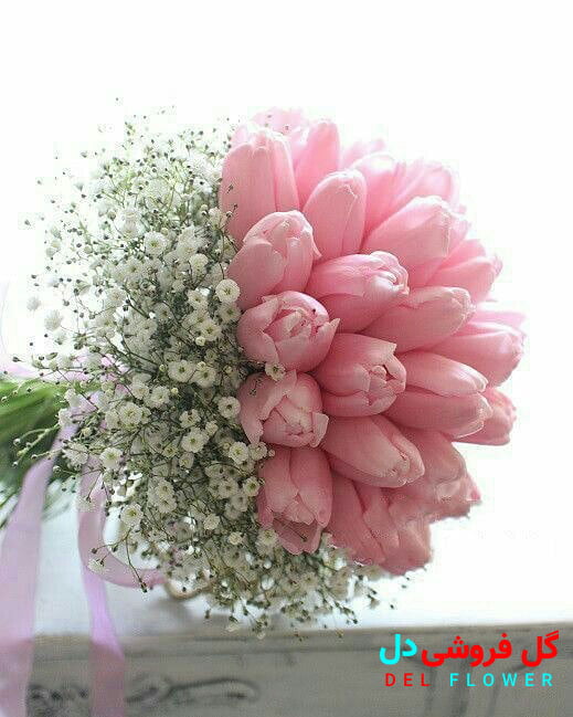 دسته گل لاله برای عروس