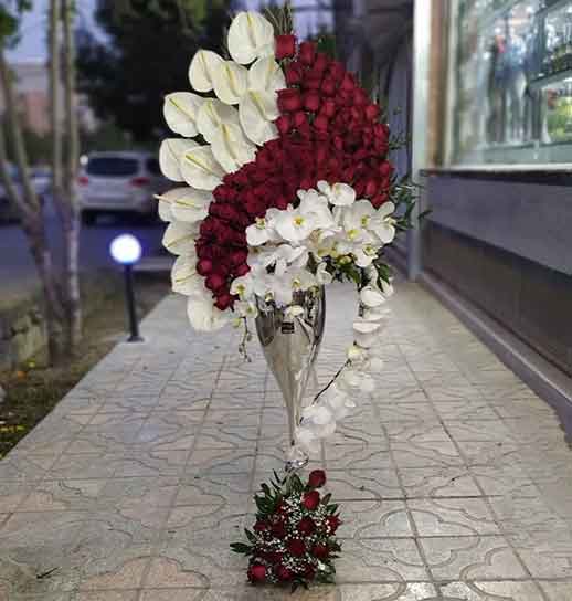 جام گل آنتوریوم و ارکیده