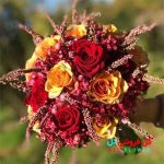 دسته گل عروس پاییزی