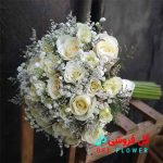 دسته گل عروس بهاری