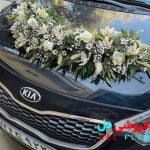 تزئین ماشین عروس ساده
