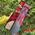 دسته گل رز جعبه ای